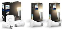 Набор Philips Hue Bridge лампа E27 White 2шт, лампа E27 15.5W White 2шт (BRIDGE+E27W2P+E27W15W2P)