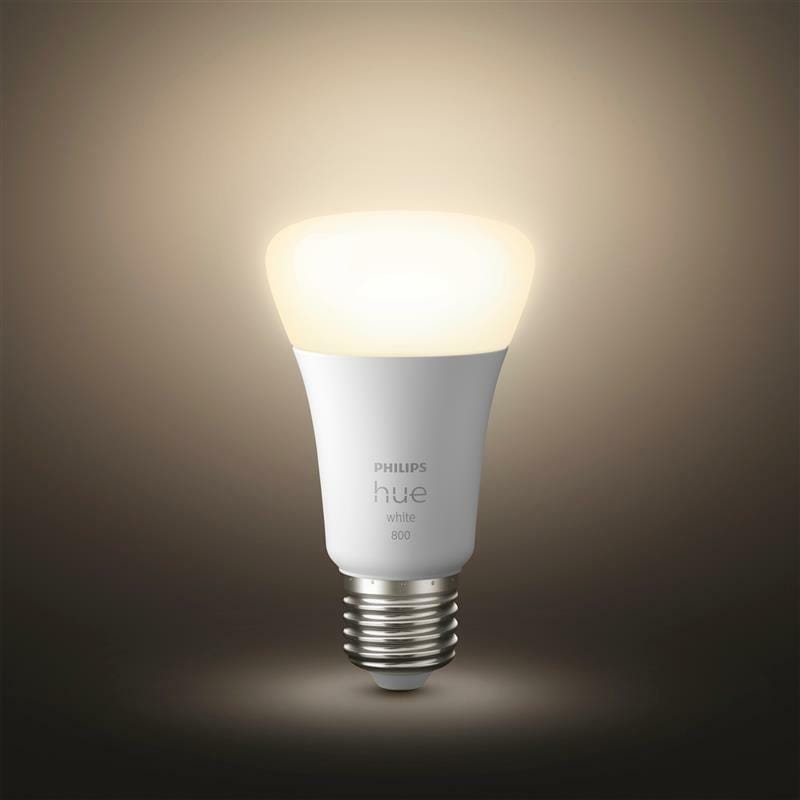 Стартовий комплект розумного освітлення Philips Hue White, Bridge, Dimmer, лампа E27 White 3 шт (929001821620)