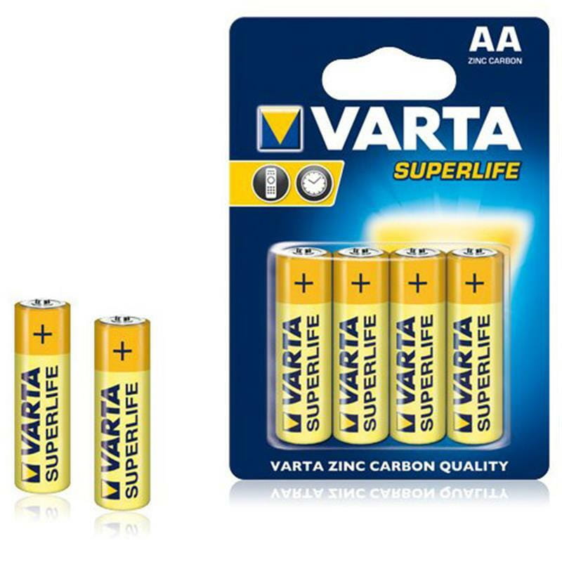 Батарейка Varta Superlife 2006 AA/LR06 BL 4шт, жовта