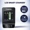 Фото - Сетевое зарядное устройство Varta LCD Smart Plus Charger + 4 х Ni-Mh AA 2100 mAh (57684101441) | click.ua