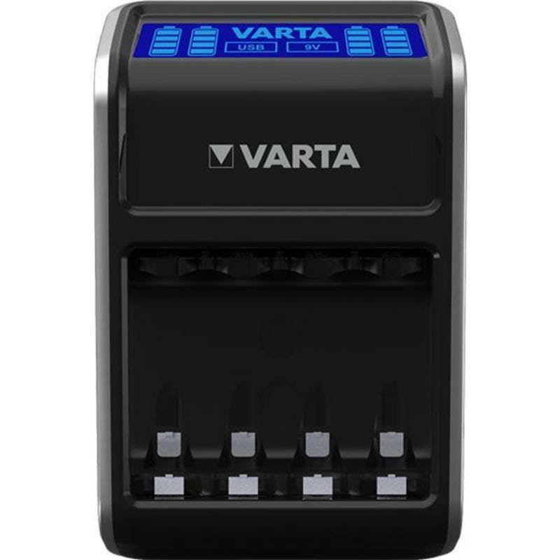 Мережевий зарядний пристрій Varta LCD Plug Charger + 4 х Ni-Mh AA 2100 mAh (57687101441)