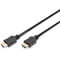 Фото - Кабель Digitus HDMI - HDMI (M/M), UHD 4K, 1 м, Black (AK-330107-010-S) | click.ua