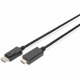 Кабель Digitus DisplayPort - HDMI (M/M), UHD 4K, 2 м, Black (AK-340303-020-S)