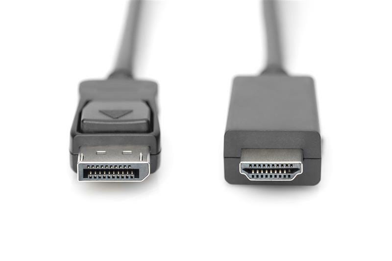 Кабель Digitus DisplayPort - HDMI (M/M), UHD 4K, 2 м, Black (AK-340303-020-S)