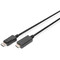 Фото - Кабель Digitus DisplayPort - HDMI (M/M), UHD 4K, 2 м, Black (AK-340303-020-S) | click.ua
