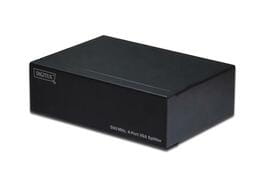 Сплиттер видеосигнала Digitus VGA - 4xVGA, 500 МГц, Black (DS-42110)
