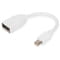 Фото - Переходник Digitus mini DisplayPort - DisplayPort (M/F), 0.15 м, White (DB-340405-001-W) | click.ua
