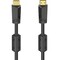 Фото - Кабель Hama HDMI - HDMI (M/M), Ethernet Gold, 4K, 10 м, Black (205009) | click.ua