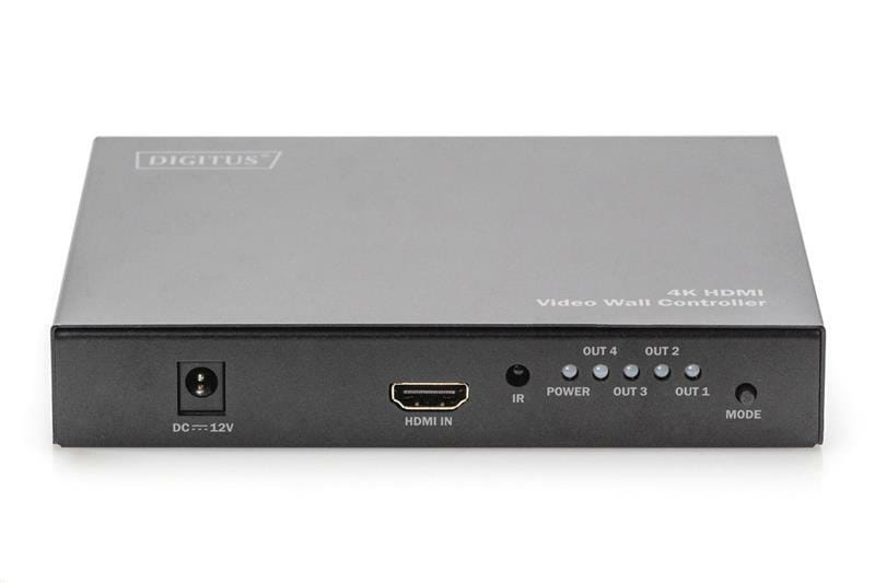 Контроллер видеостены Digitus HDMI - 4xHDMI (F/F), Black (DS-43309)