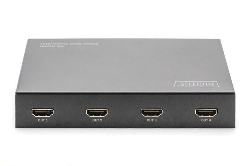 Контроллер видеостены Digitus HDMI - 4xHDMI (F/F), Black (DS-43309)