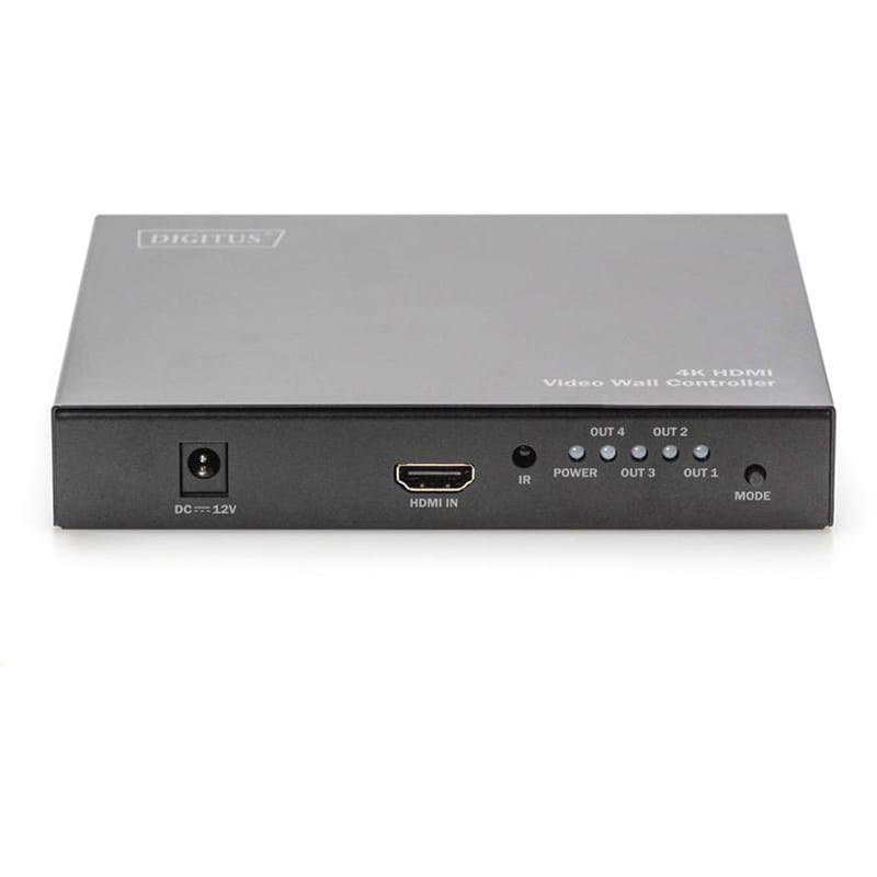 Контроллер видеостены Digitus HDMI - 4xHDMI (F/F), Black (DS-43309)
