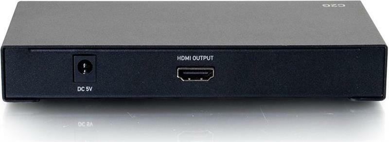 Переключатель C2G mini DisplayPort+HDMI+VGA+USB Type-C+3.5 мм - HDMI (F/F), Black (CG81850)