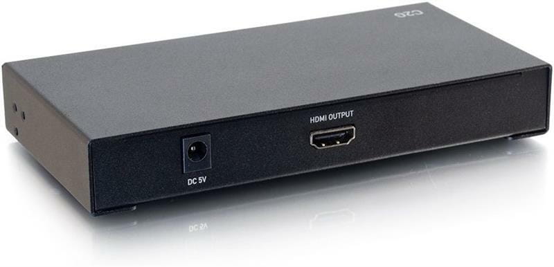 Переключатель C2G mini DisplayPort+HDMI+VGA+USB Type-C+3.5 мм - HDMI (F/F), Black (CG81850)
