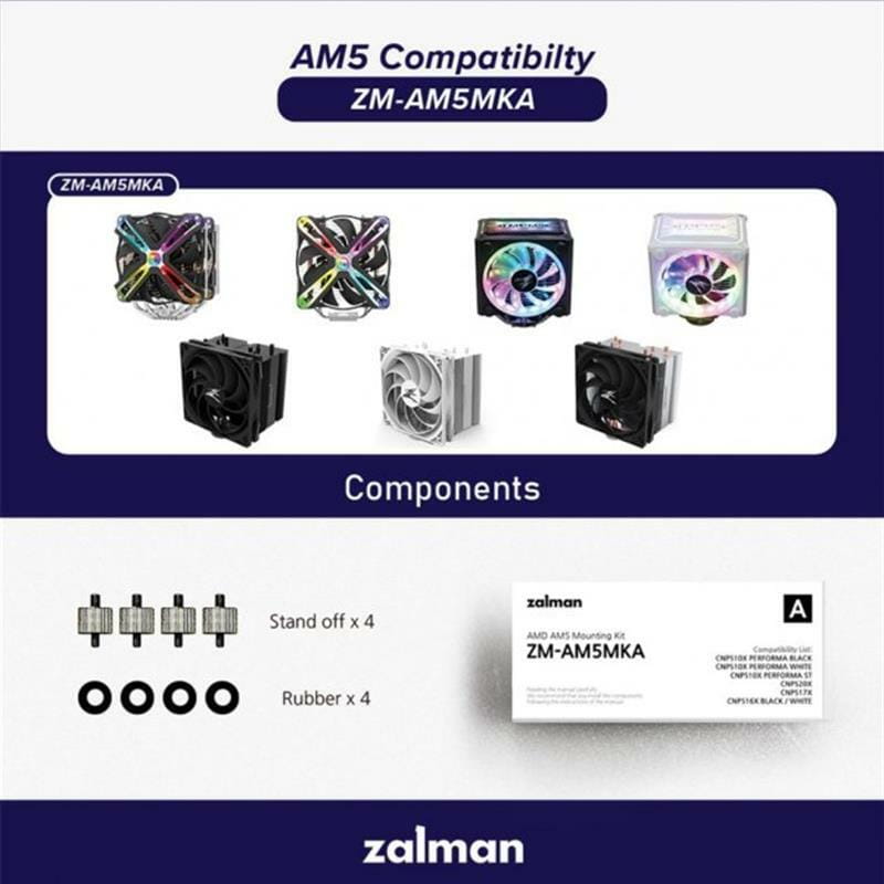 Кріплення для сокету AM5 Zalman ZM-AM5MKA
