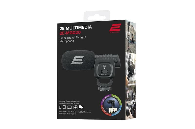 Микрофон-пушка 2E MG020 Shoutgun Pro