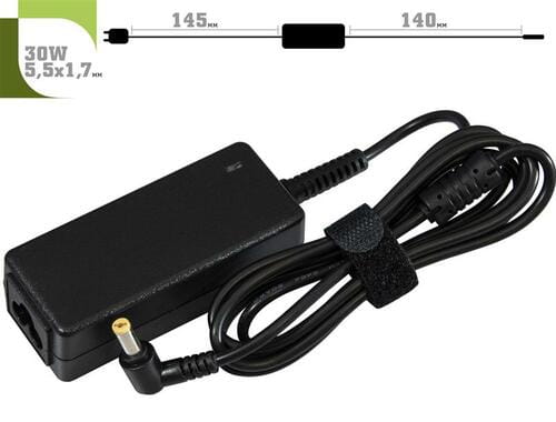 Photos - Laptop Charger 1stCharger Блок живлення  для ноутбука Dell 19V 30W 1.58A 5.5х1.7мм + каб.ж 