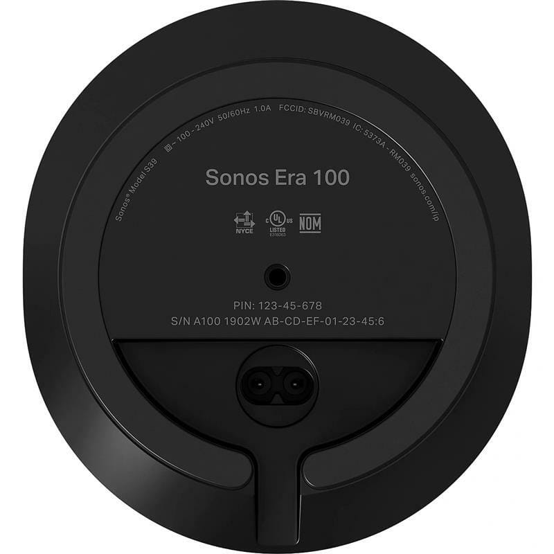 Акустическая система Sonos Era 100 Black (E10G1EU1BLK)