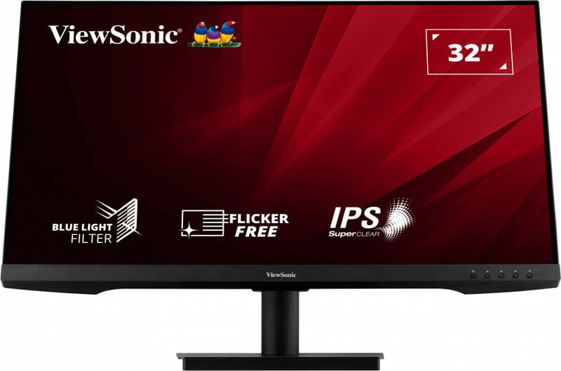 Монитор ViewSonic 31.5" VA3209-MH IPS Black