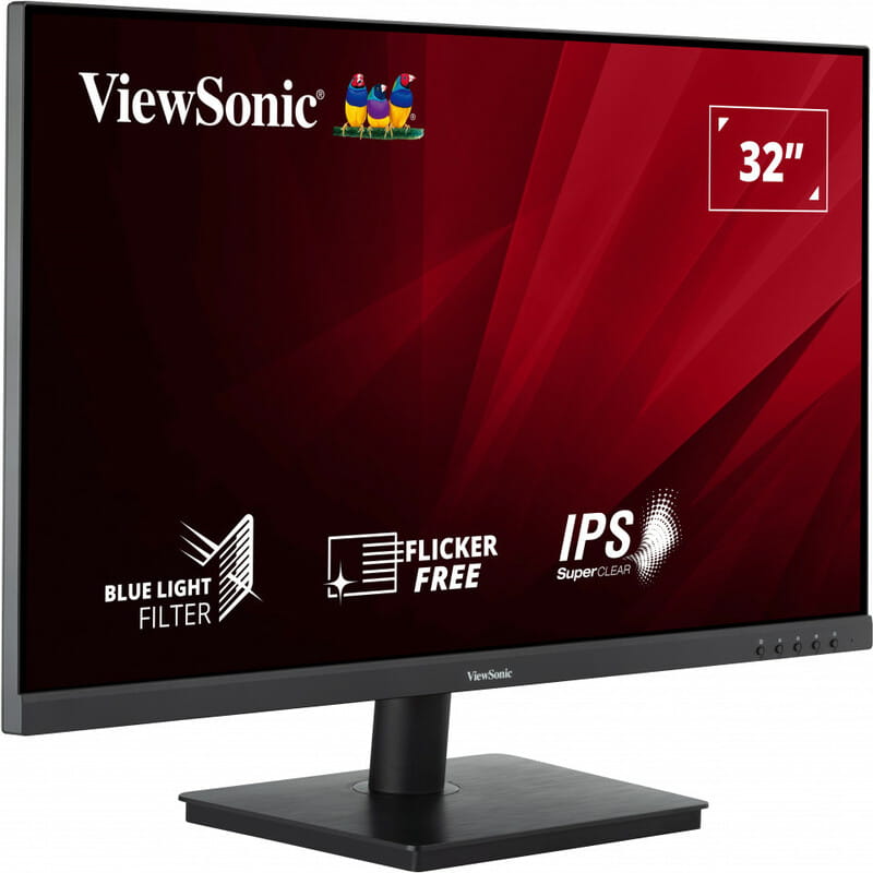 Монитор ViewSonic 31.5" VA3209-MH IPS Black