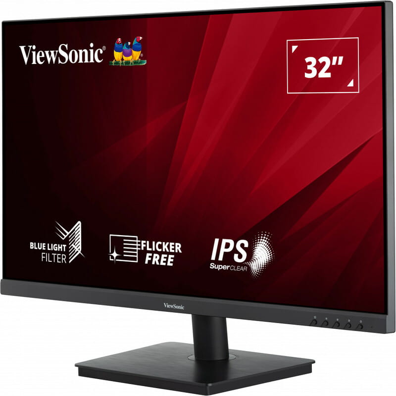 Монитор ViewSonic 31.5" VA3209-MH IPS Black