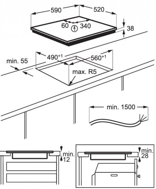 Варочная поверхность Zanussi ZHRN641K