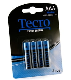 Купить Батарейка Tecro Extra Energy Alkaline AAA/LR03 BL 4 шт Батарейка Tecro Extra Energy Alkaline AAA/LR03 BL 4 шт