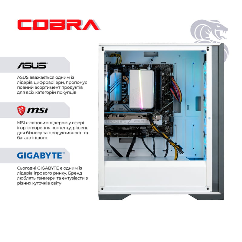 Персональный компьютер COBRA Gaming (I124F.32.S10.47T.17399)