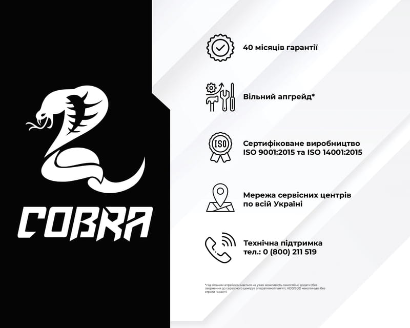 Персональний комп`ютер COBRA Advanced (I64.16.H1S1.165.528)