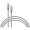 Фото - Кабель Intaleo CBGNYTT1 USB Type-C - USB Type-C (M/M), 60W, 1 м, Grey (1283126559501) | click.ua