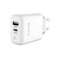 Фото - Зарядний пристрій AccLab AL-TC220 (1xUSB, 1xType-C) White (1283126556494) | click.ua