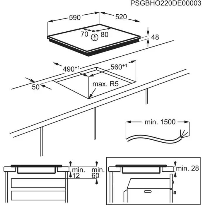 Варочная поверхность Electrolux LIB60420CK