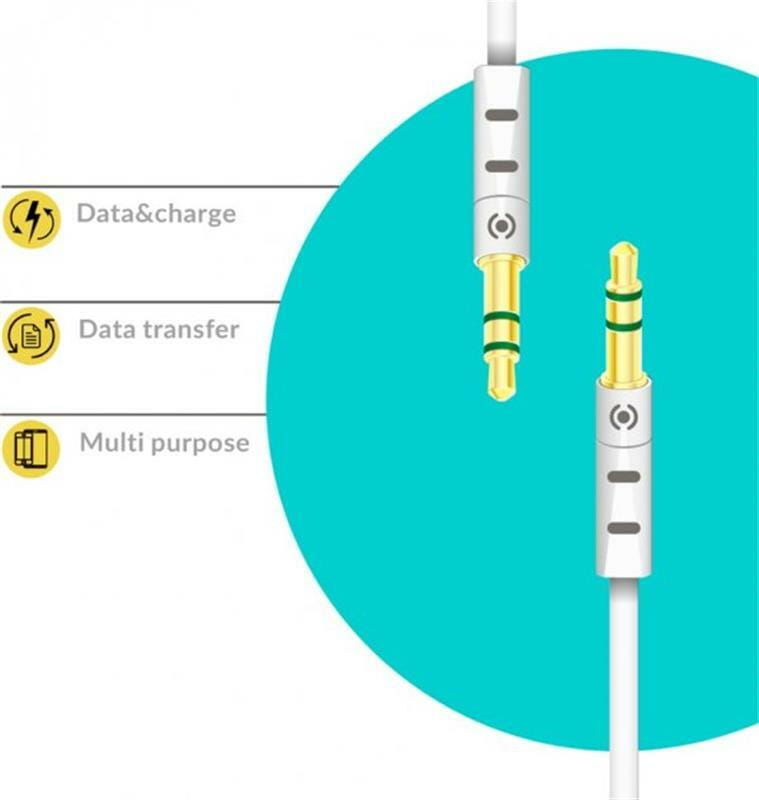 Аудіо-кабель Piko CB-AW11 3.5 мм - 3.5 мм (M/M), 1 м, White (1283126489167)
