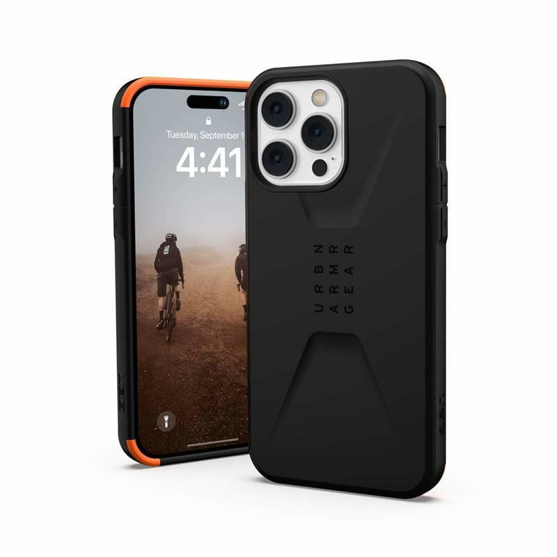 Чeхол-накладка Urban Armor Gear Civilian для Apple iPhone 14 Pro Max Black (114043114040)