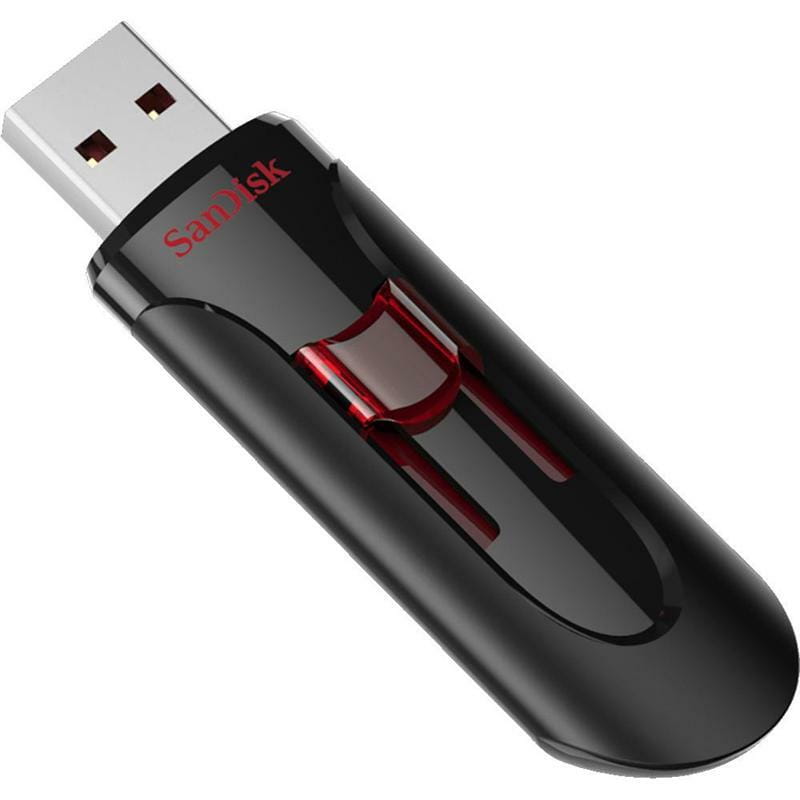 Флеш-накопитель USB3.0 64GB SanDisk Cruzer Glide Black (SDCZ600-064G-G35)