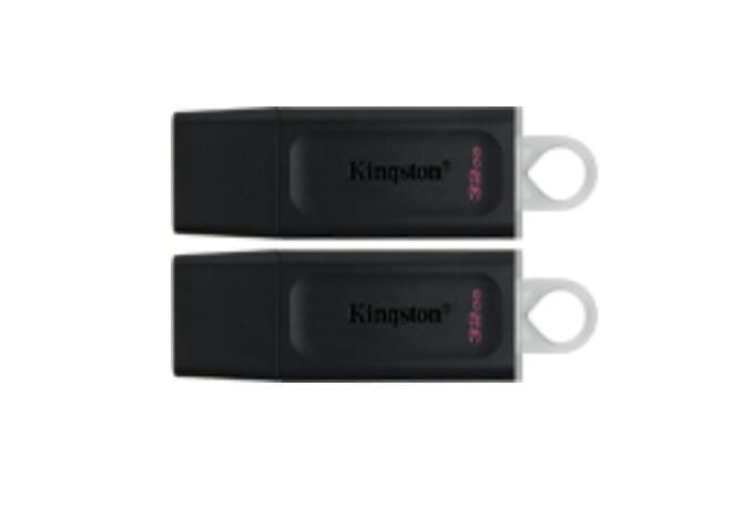 Флеш-накопитель USB3.2 32GB Kingston DataTraveler Exodia Black/White 2 Pieces (DTX/32GB-2P)