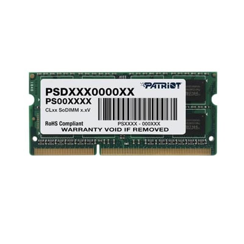 Модуль памяти SO-DIMM 4GB/1600 DDR3 Patriot Signature Line (PSD34G16002S)