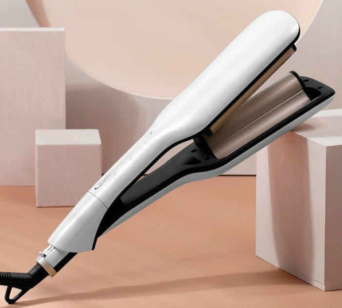 Прибор для укладки волос Xiaomi Enchen Hair Straightener Enrollor Pro White EU волна