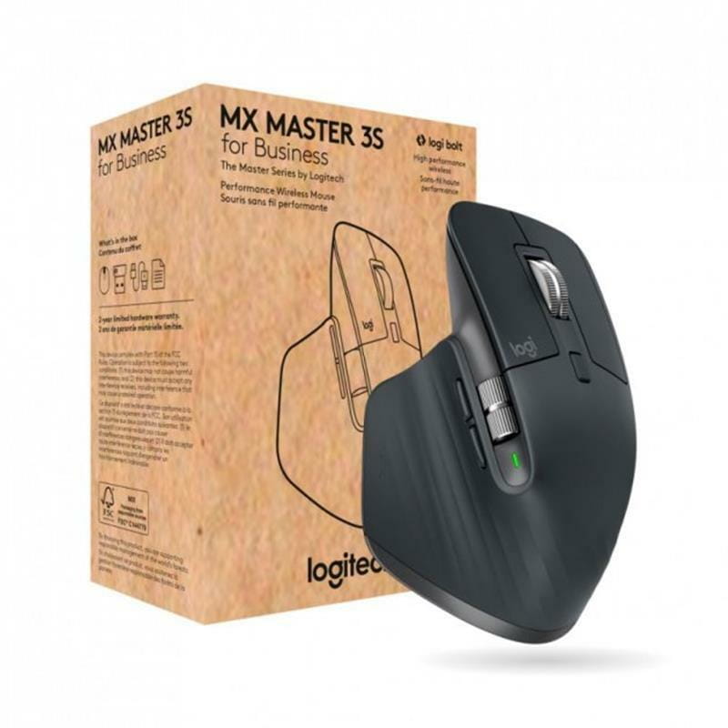 Мышь беспроводная Logitech MX Master 3S for Business Graphite (910-006582)