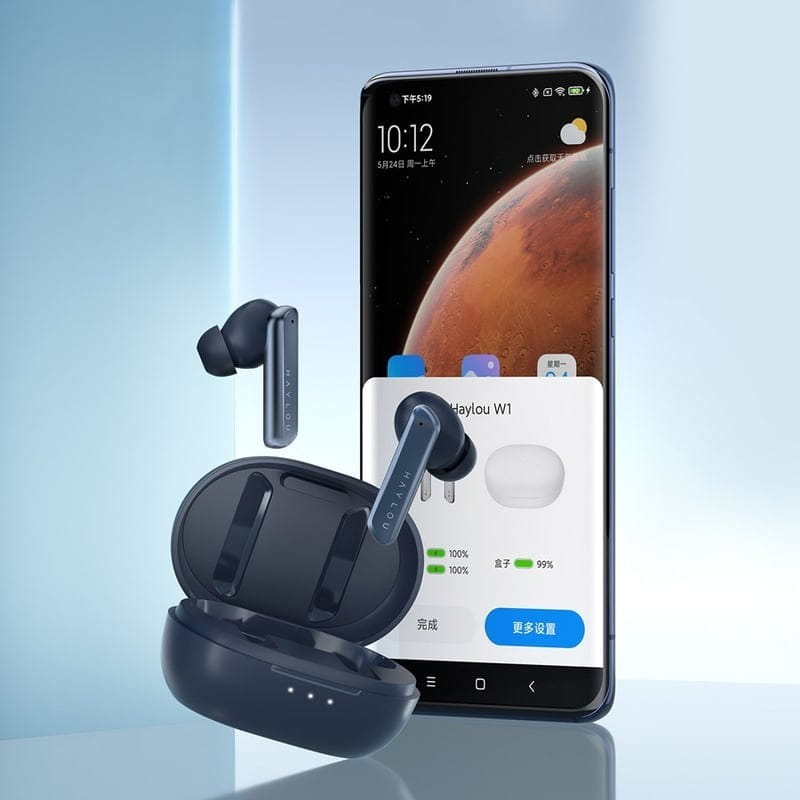 Bluetooth-гарнитура Haylou W1 TWS Earbuds Blue (HAYLOU-W1BL)