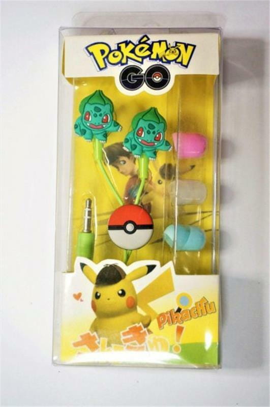 Наушники Optima Mp3 Pokemon Go "Bulbasaur" Green (OPT-HF-BLBZ)