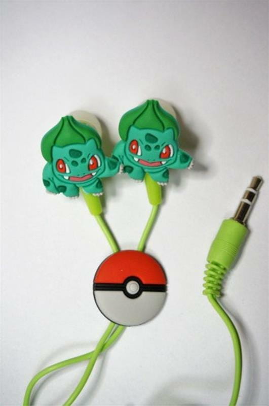 Наушники Optima Mp3 Pokemon Go "Bulbasaur" Green (OPT-HF-BLBZ)