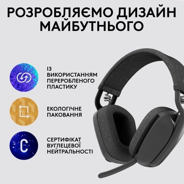 Bluetooth-гарнитура Logitech Zone Vibe Wireless UC Graphite (981-001199)