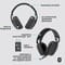 Фото - Bluetooth-гарнітура Logitech Zone Vibe Wireless UC Graphite (981-001199) | click.ua