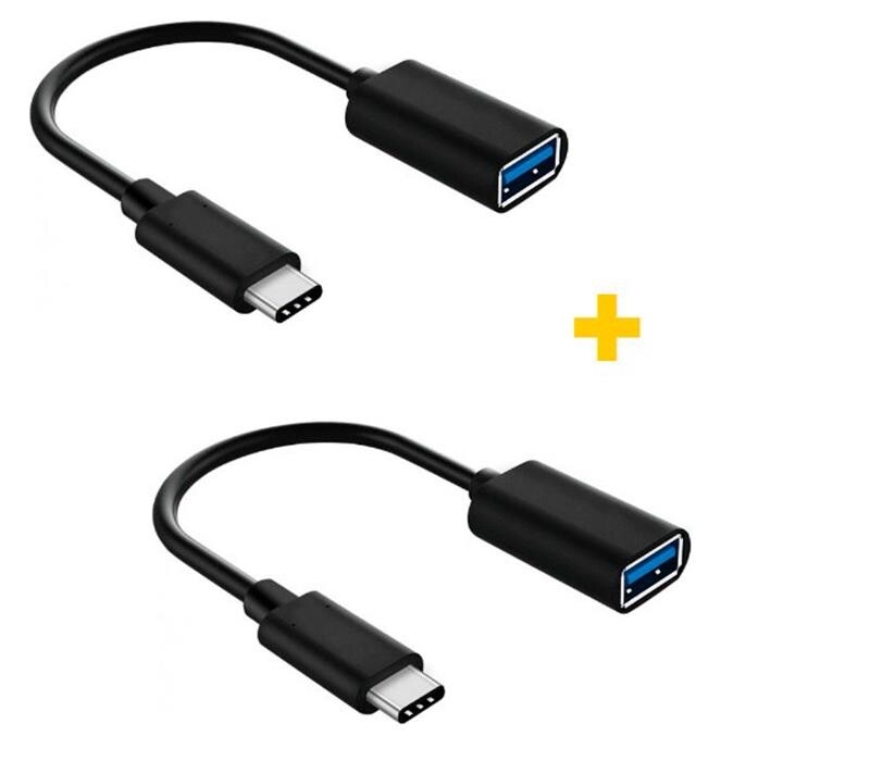 Адаптер XoKo AC-230 USB-USB Type-C Black 2шт (XK-AC230-BK2)
