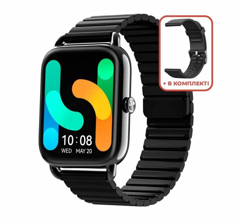 Смарт-часы Haylou RS4 Plus LS11 Black with Magnetic Strap