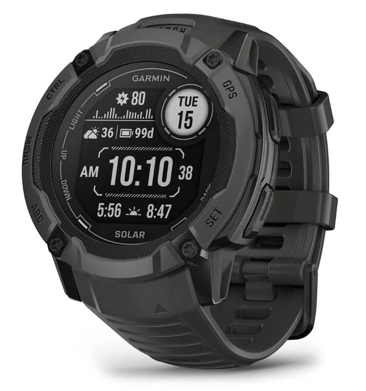Смарт-часы Garmin Instinct 2X Solar Graphite (010-02805-24)