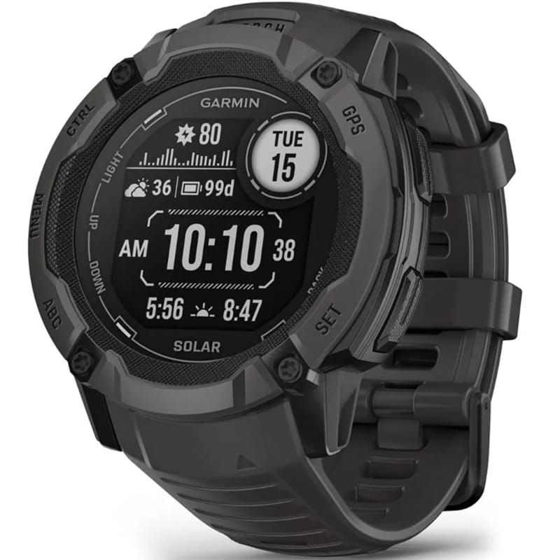 Смарт-часы Garmin Instinct 2X Solar Graphite (010-02805-24)