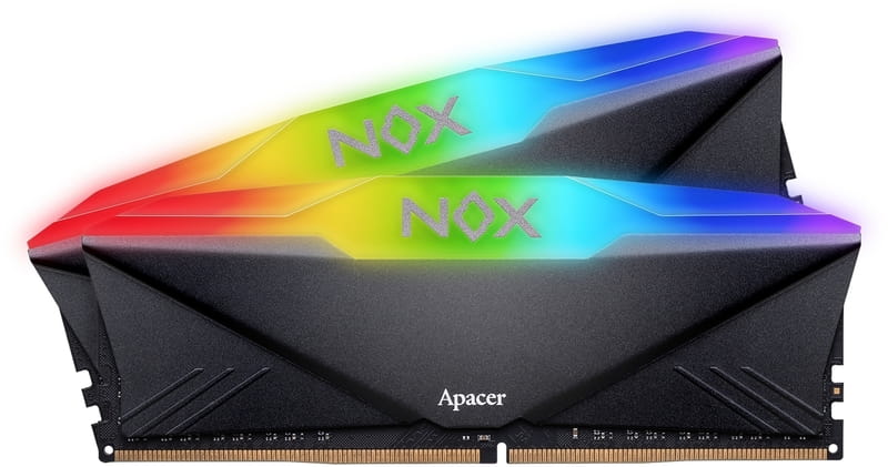 Модуль памяти DDR4 2x16GB/3200 Apacer NOX RGB Black (AH4U32G32C28YNBAA-2)