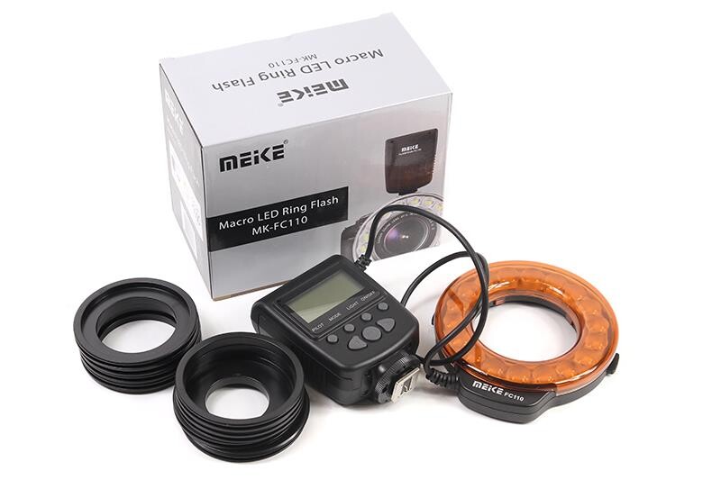 Кольцевая макровспышка Meike FC110 (SKWLEDR)
