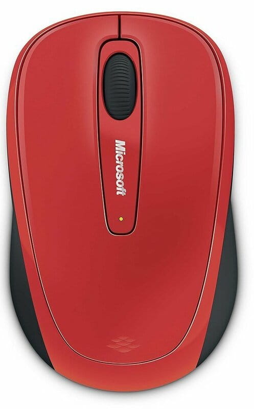 Мышь беспроводная Microsoft Mobile 3500 Flame Red Gloss (GMF-00293)